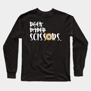 Scissors Lesbian  Gay Pride LGBT Month Women Long Sleeve T-Shirt